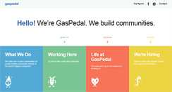 Desktop Screenshot of gaspedal.com